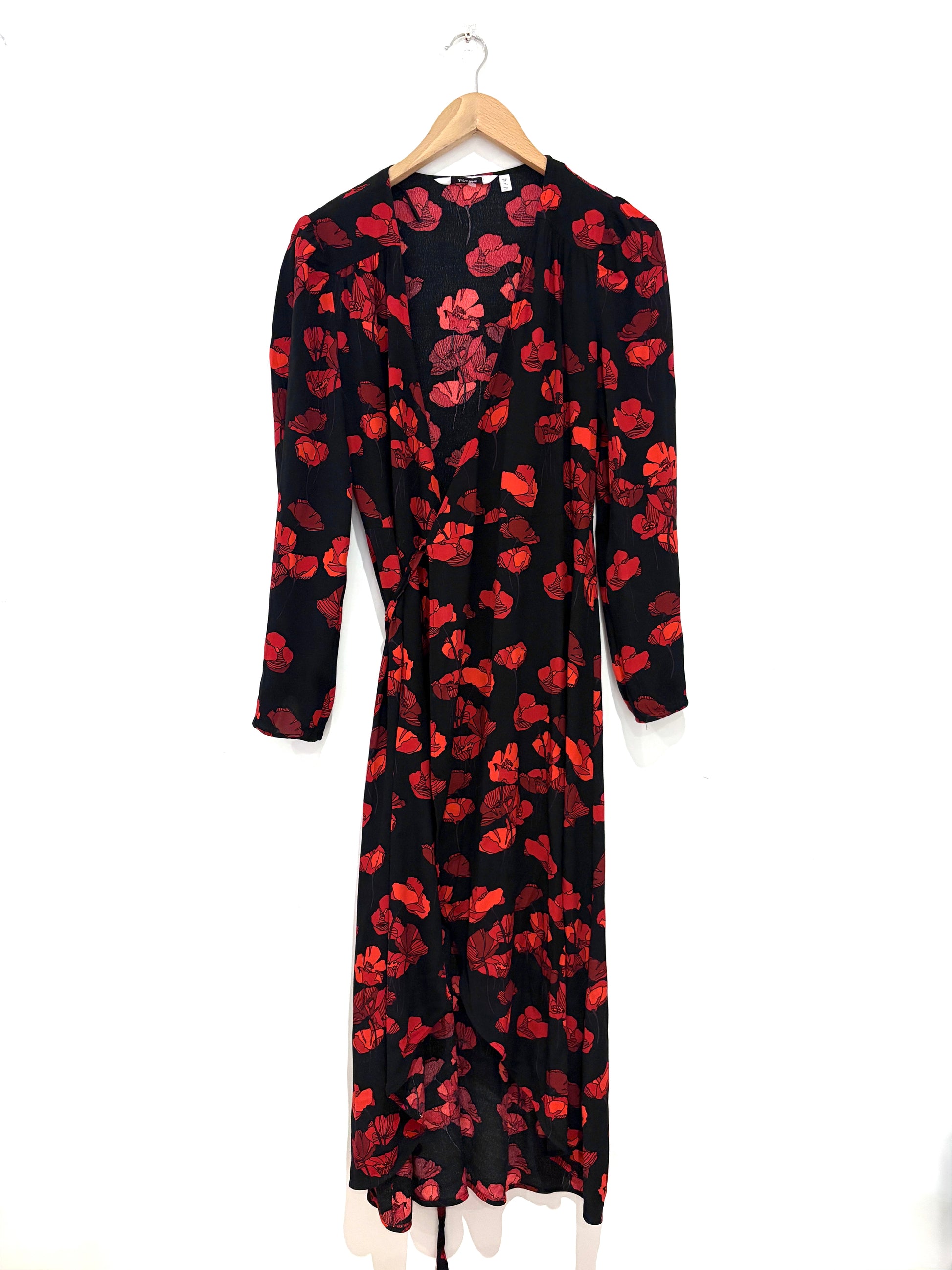 Other Stories Floral Wrap Dress