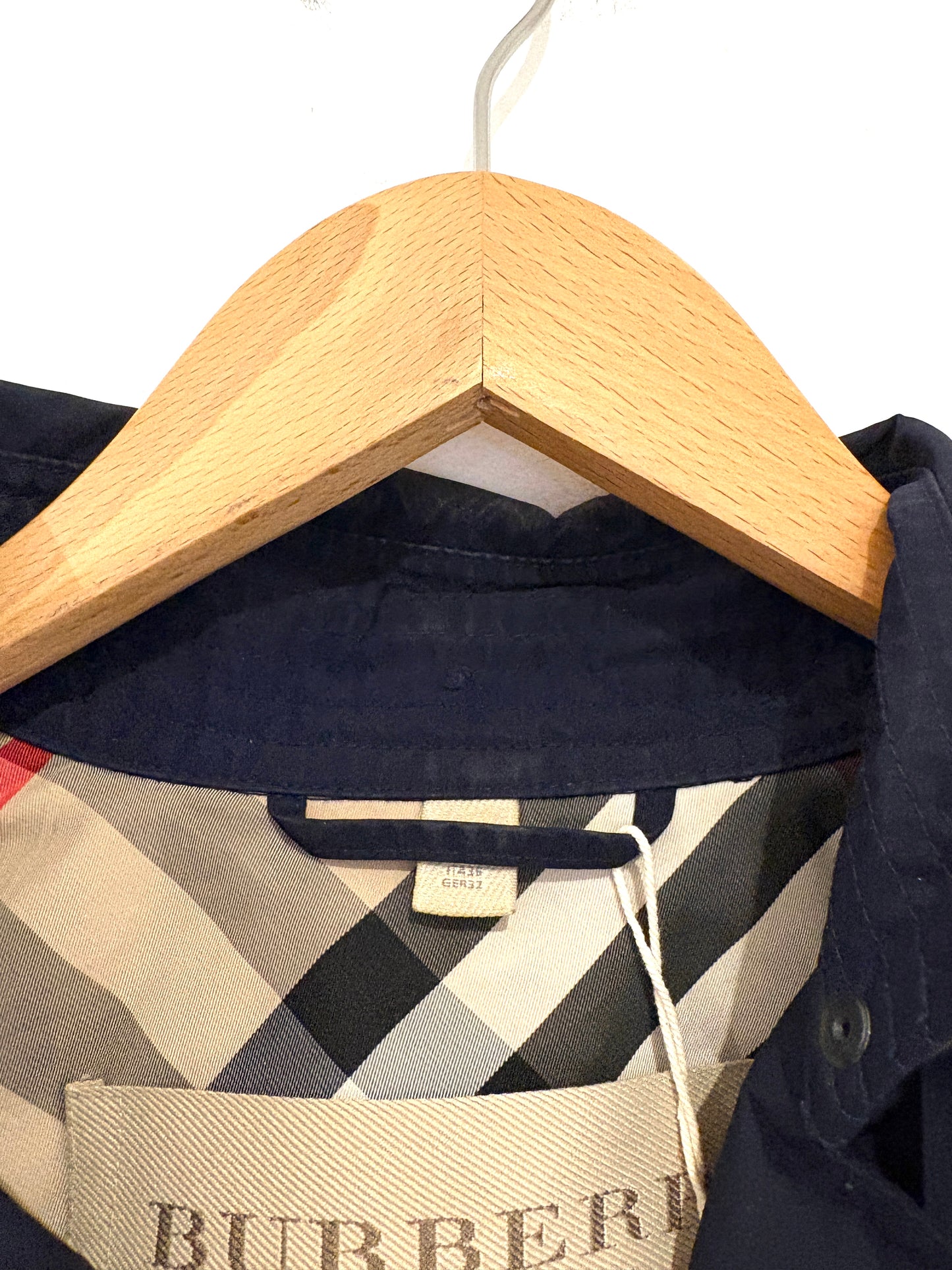 Burberry Brit Navy Waterproof Jacket UK 4