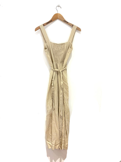 Whistles Beige Linen Jumpsuit UK 12