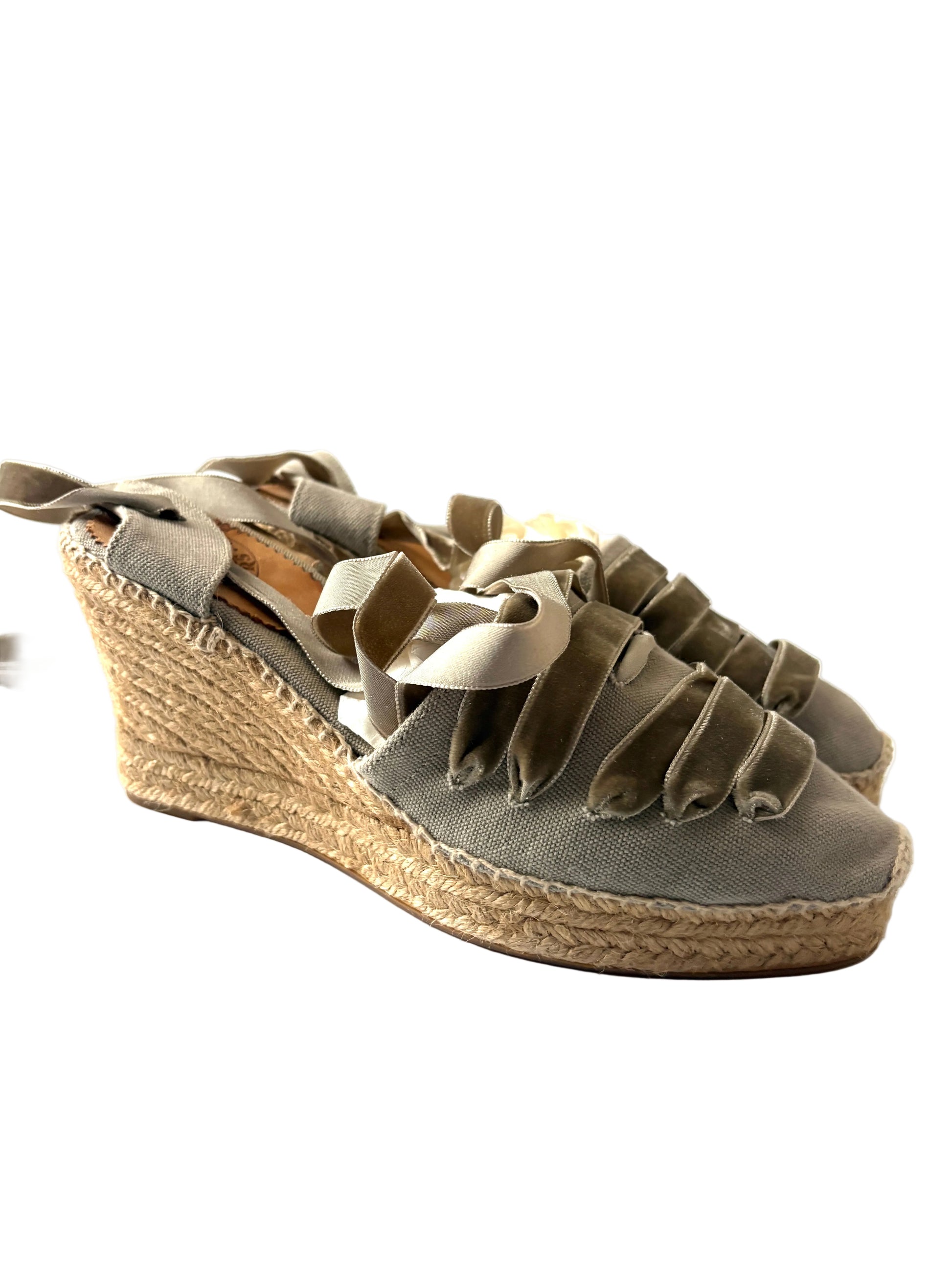 Penelope Chilvers High Sevillana Dali Espadrille Shoe