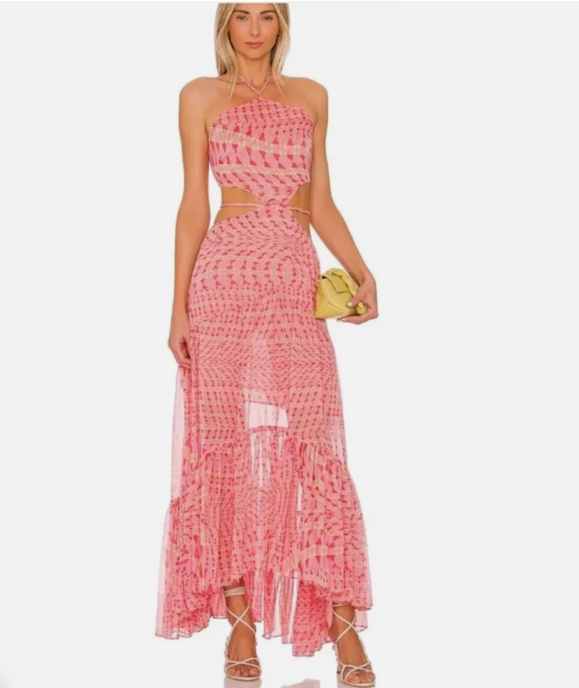 Misa Los Angeles Cut Out Maxi Dress S image 0