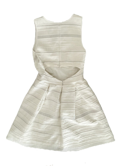Reiss Maddox White Textured Dress UK 10 image 2