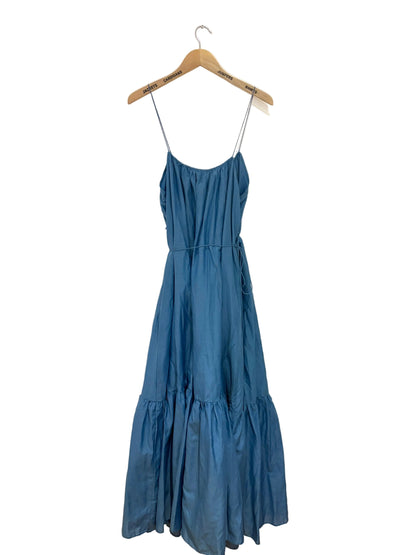 Matteau Blue Cotton and Silk Dress UK 10