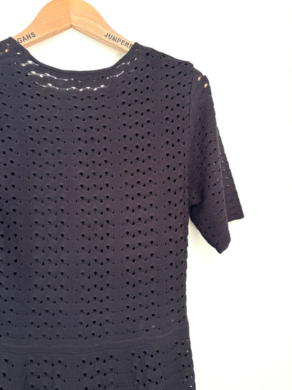 The Fold Navy Knit Dress UK 12