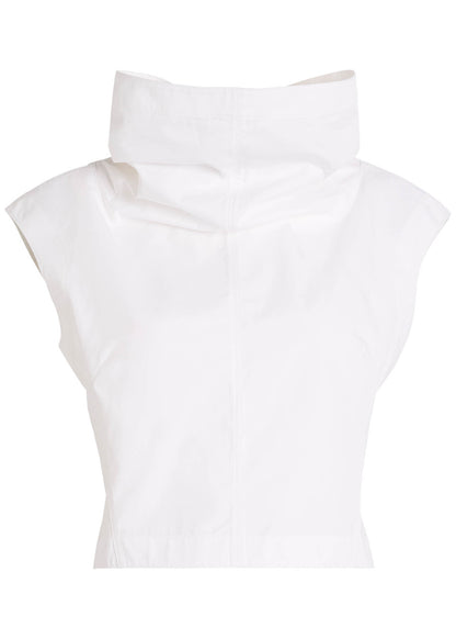 Jacquemus Le Haut Pasante high-neck cotton top