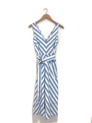 New With Tags Kate Spade Deck Stripe Midi Dress UK 4
