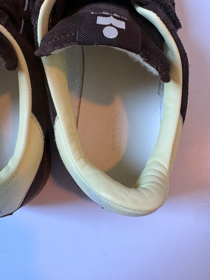 Isabel Marant Beth Brown Suede Trainers UK 7