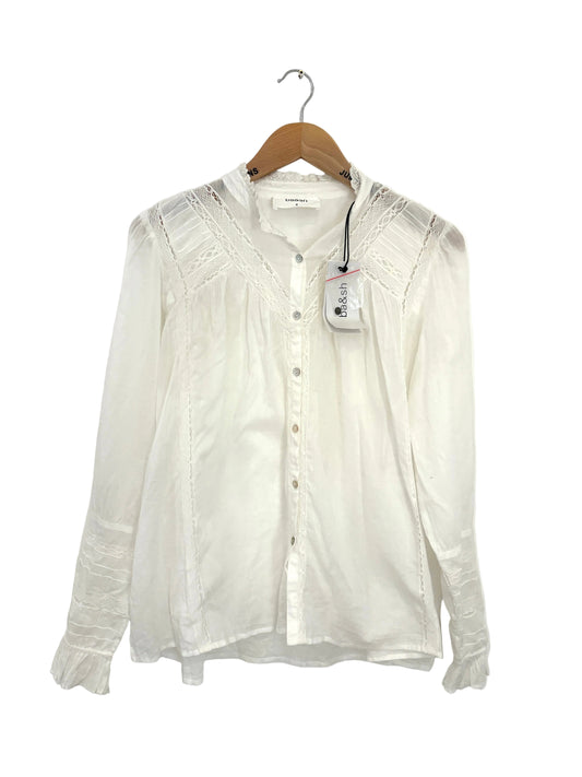 Ba&sh Heiko Lace Cotton Shirt 