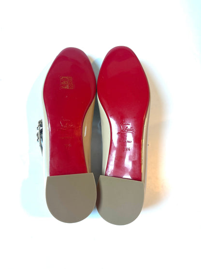 Christian Louboutin Sweet Jane Patent-Leather Flats UK 6.5