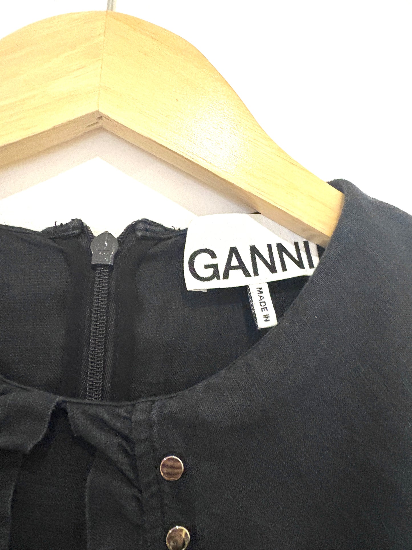 Ganni Puff Sleeve Dress UK 12