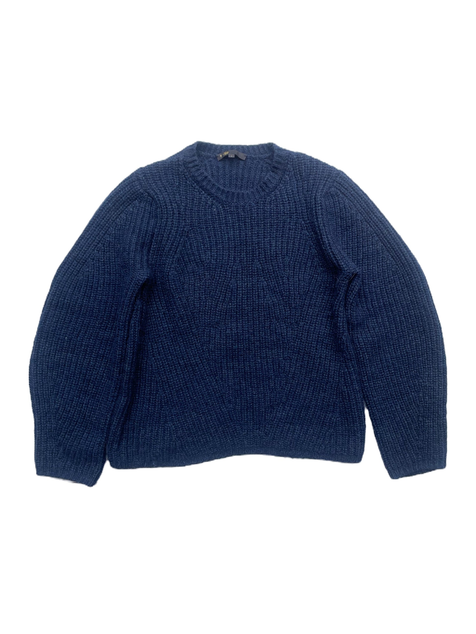 Maje Navy Wool Blend Jumper S image 0