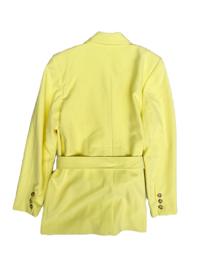 New With Tags Gestuz Yellow Belted Blazer UK 8 image 2