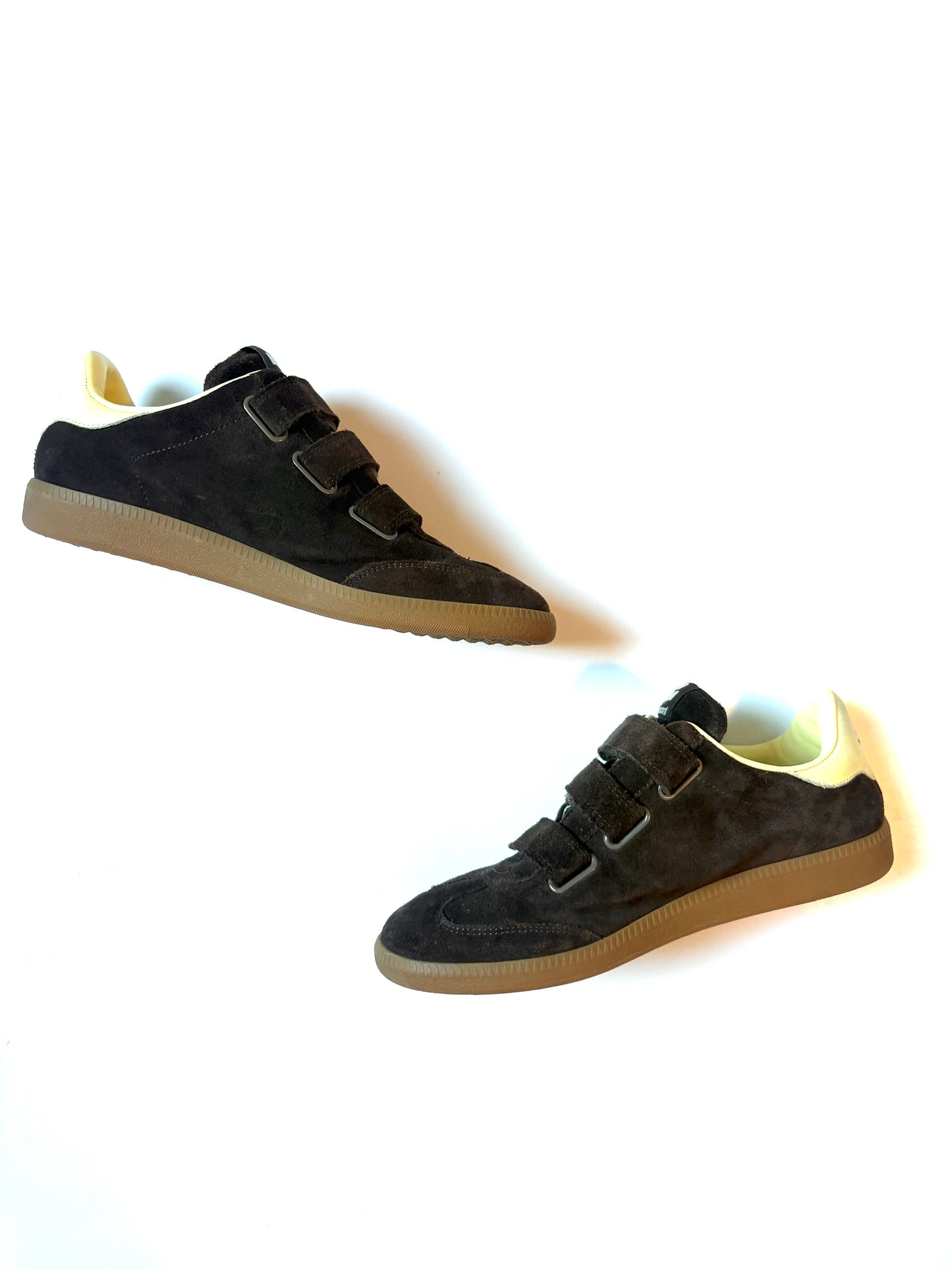 Isabel Marant Beth Brown Suede Trainers UK 7