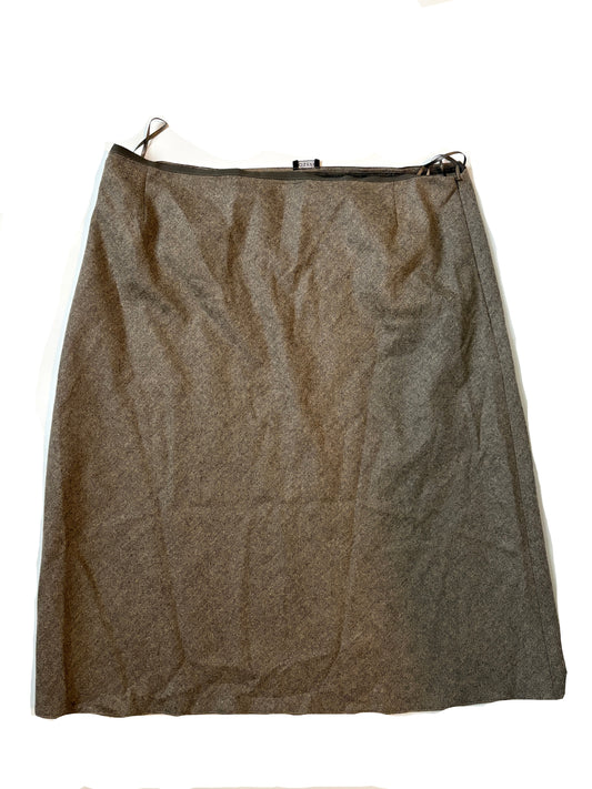 Joseph Wool Grey Skirt