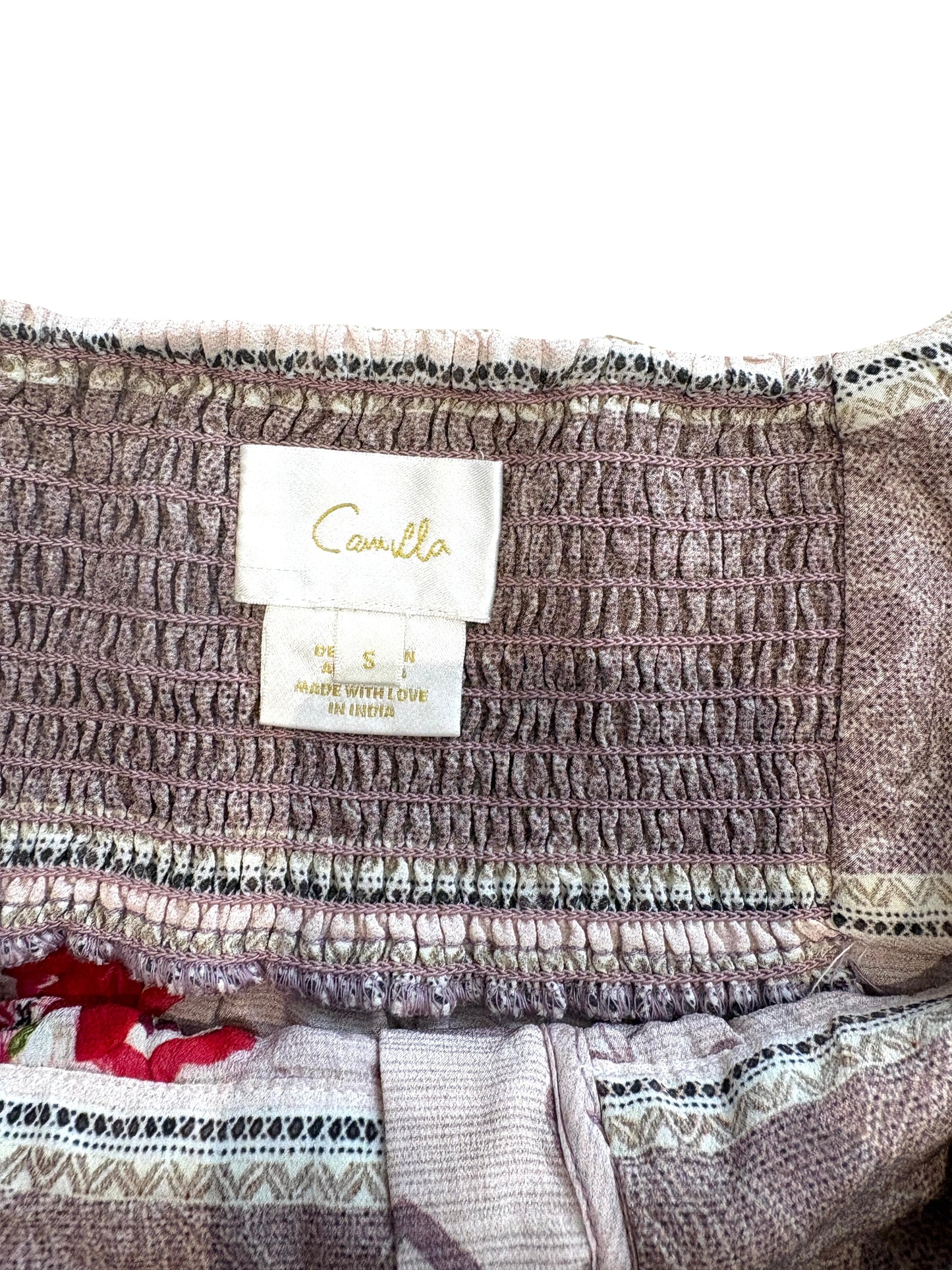 Camilla Shaped Waist Skirt S