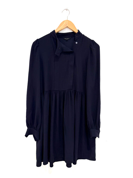 Tara Jarmon Navy Crepe Dress UK 8