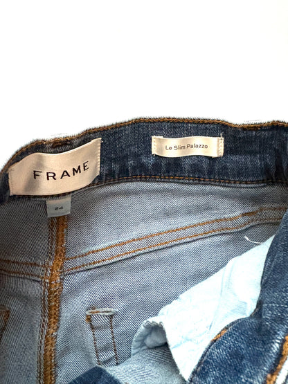 Frame Le Slim Palazzo Blue Jeans 24"