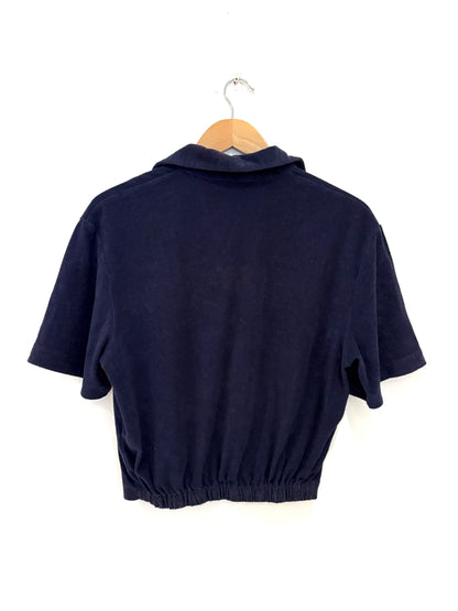 Tibi Blue Cotton Top XS