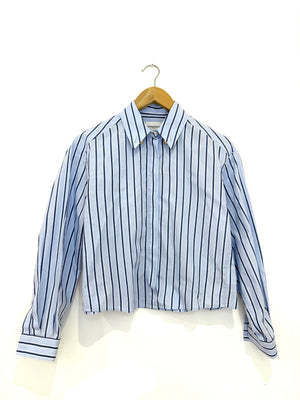 Claudie Pierlot Striped Cotton Shirt UK 6