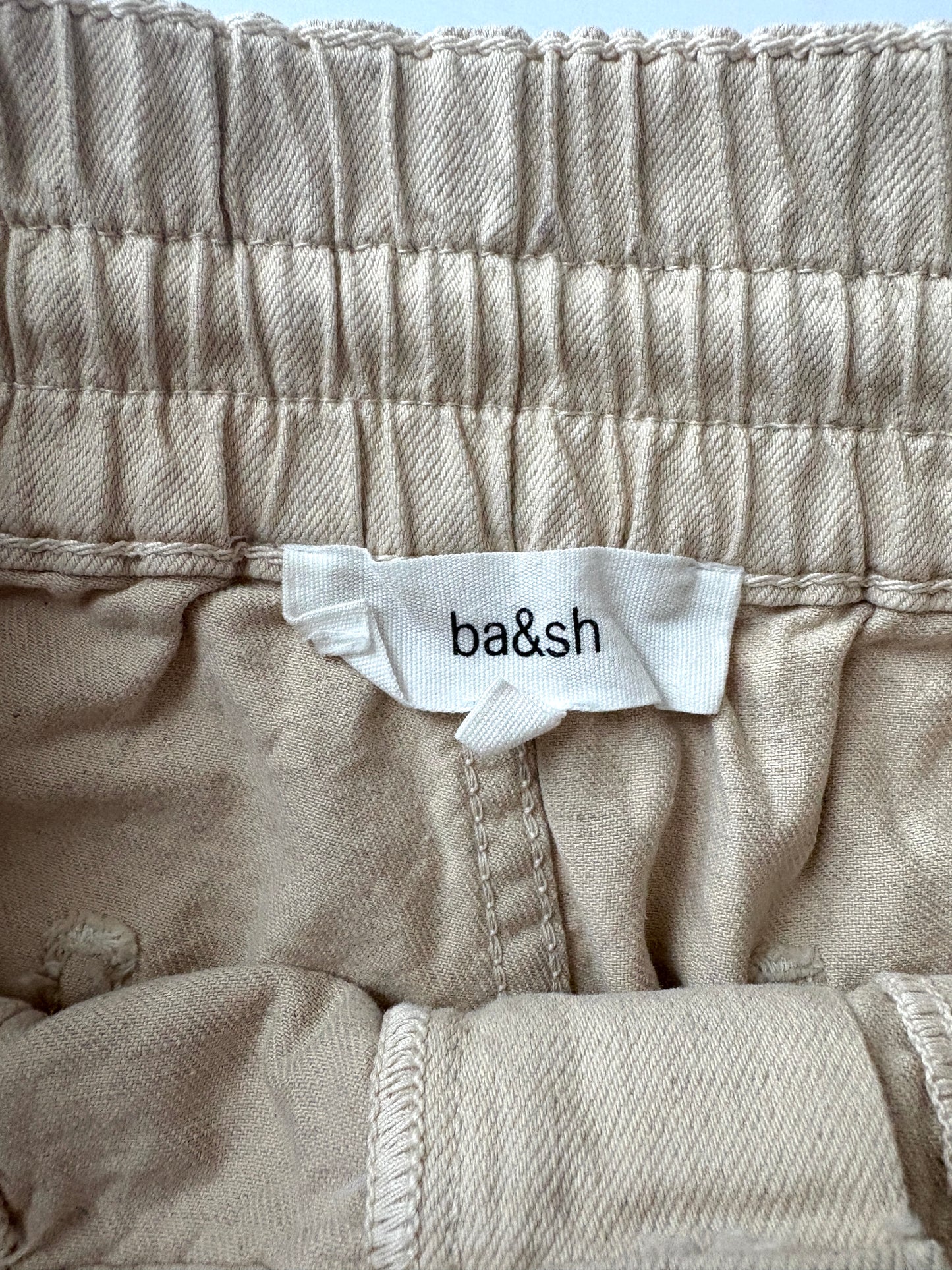 Ba&sh Fima Ecru Trousers UK 10
