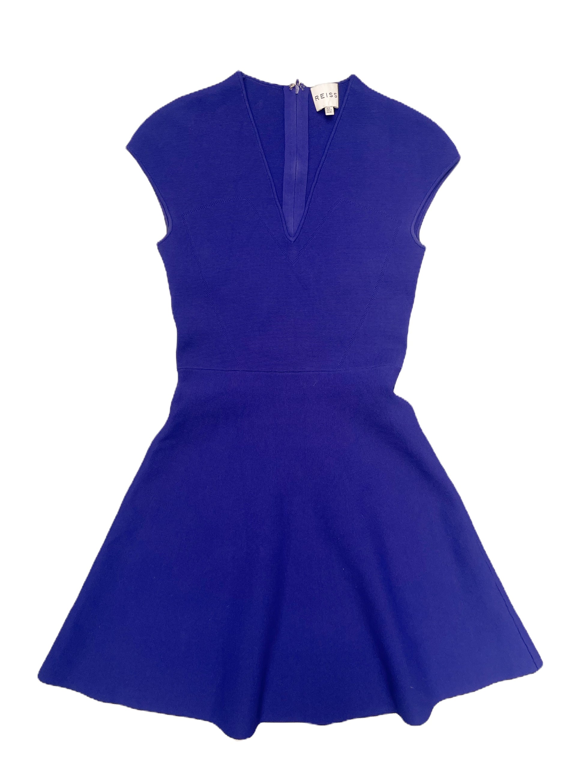 reiss cocktail dress Reiss Royal Blue Cocktail Dress UK 8 – My Circular Wardrobe