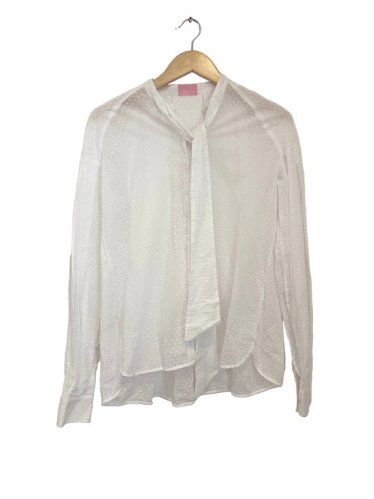 Giamba Cotton White Blouse