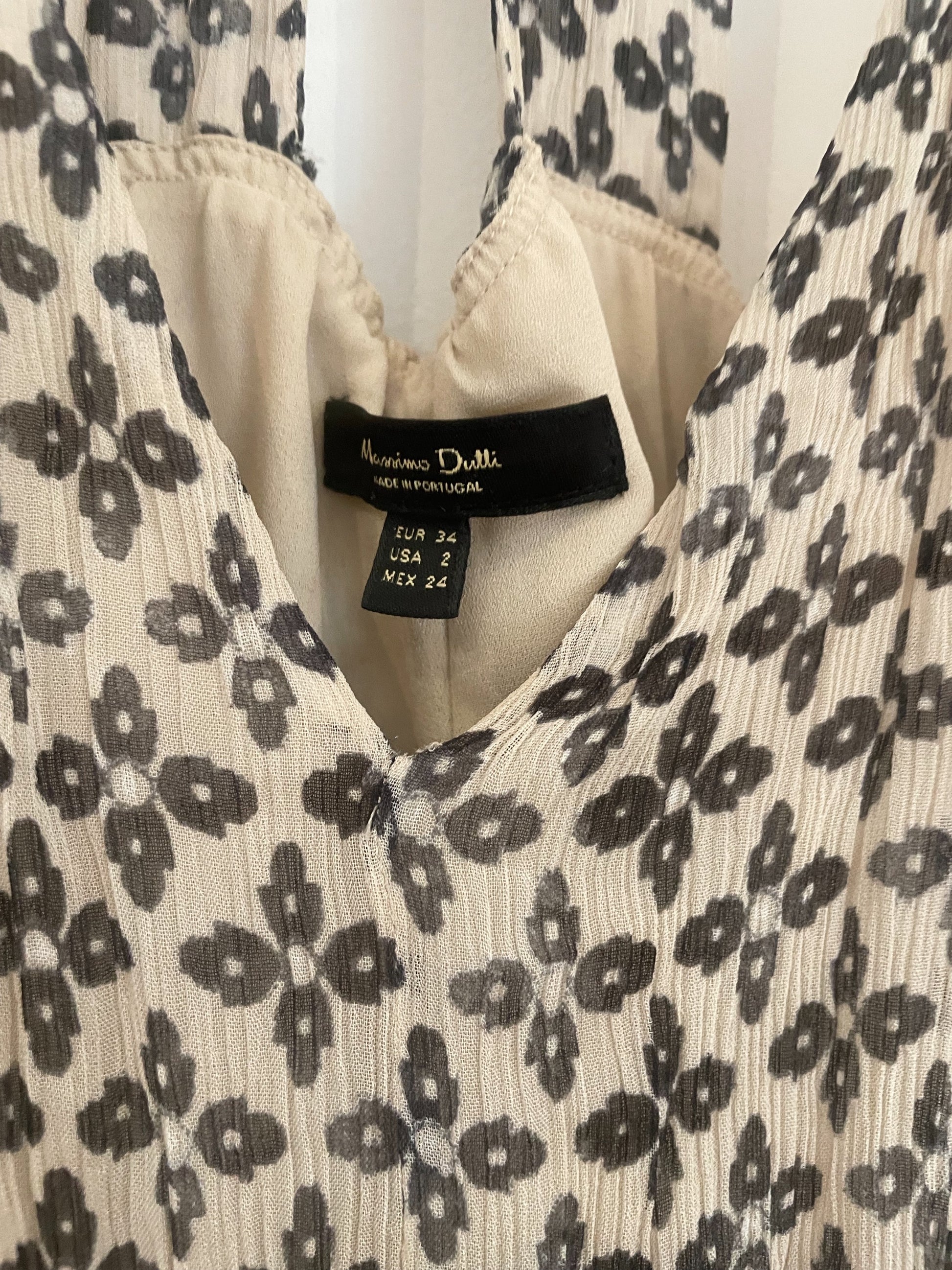 Massimo Dutti Floral Print Dress UK 6 image 4