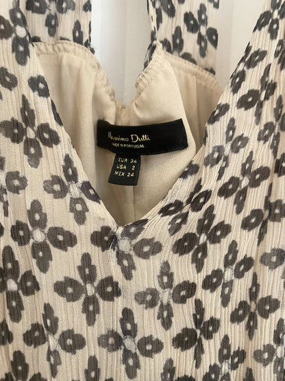 Massimo Dutti Floral Print Dress UK 6 image 4