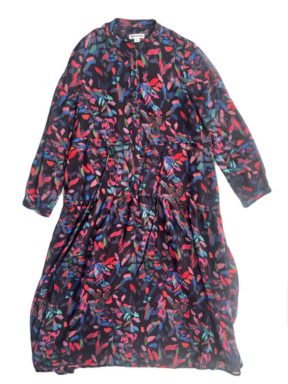 Whistles Print Midi Shirt Dress UK 6 image 0