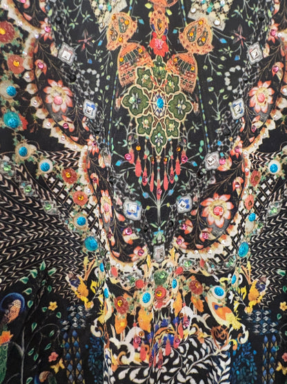 Camilla Beaded Jersey Kaftan S