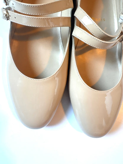 Christian Louboutin Sweet Jane Patent-Leather Flats UK 6.5