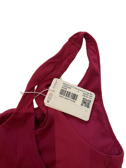 New with Tags 'Nulu' Lululemon Ribbed Asymmetrical Sports Bra UK 10 image 4