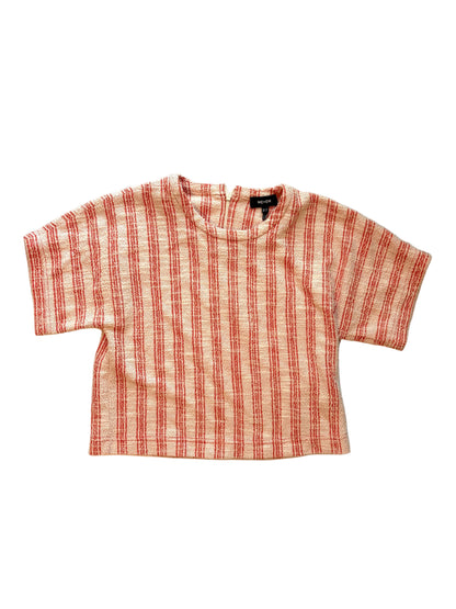 ME + EM stretch-cotton top