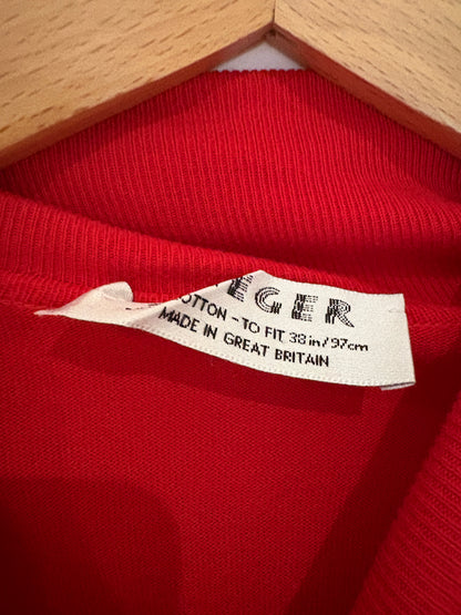 Jaeger Red Poloneck Top M