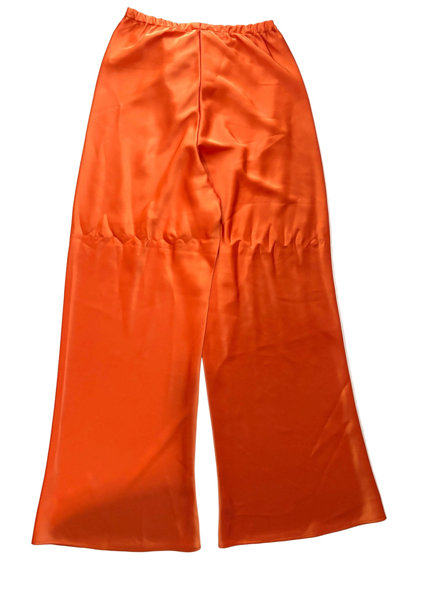 La Ligne Colby Satin Wide Leg Trousers S