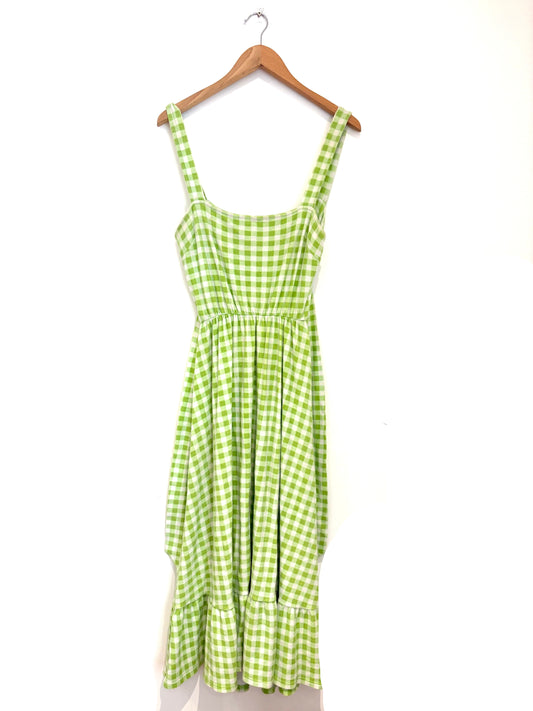 Shrimps x Warehouse Gingham Towel Dress 