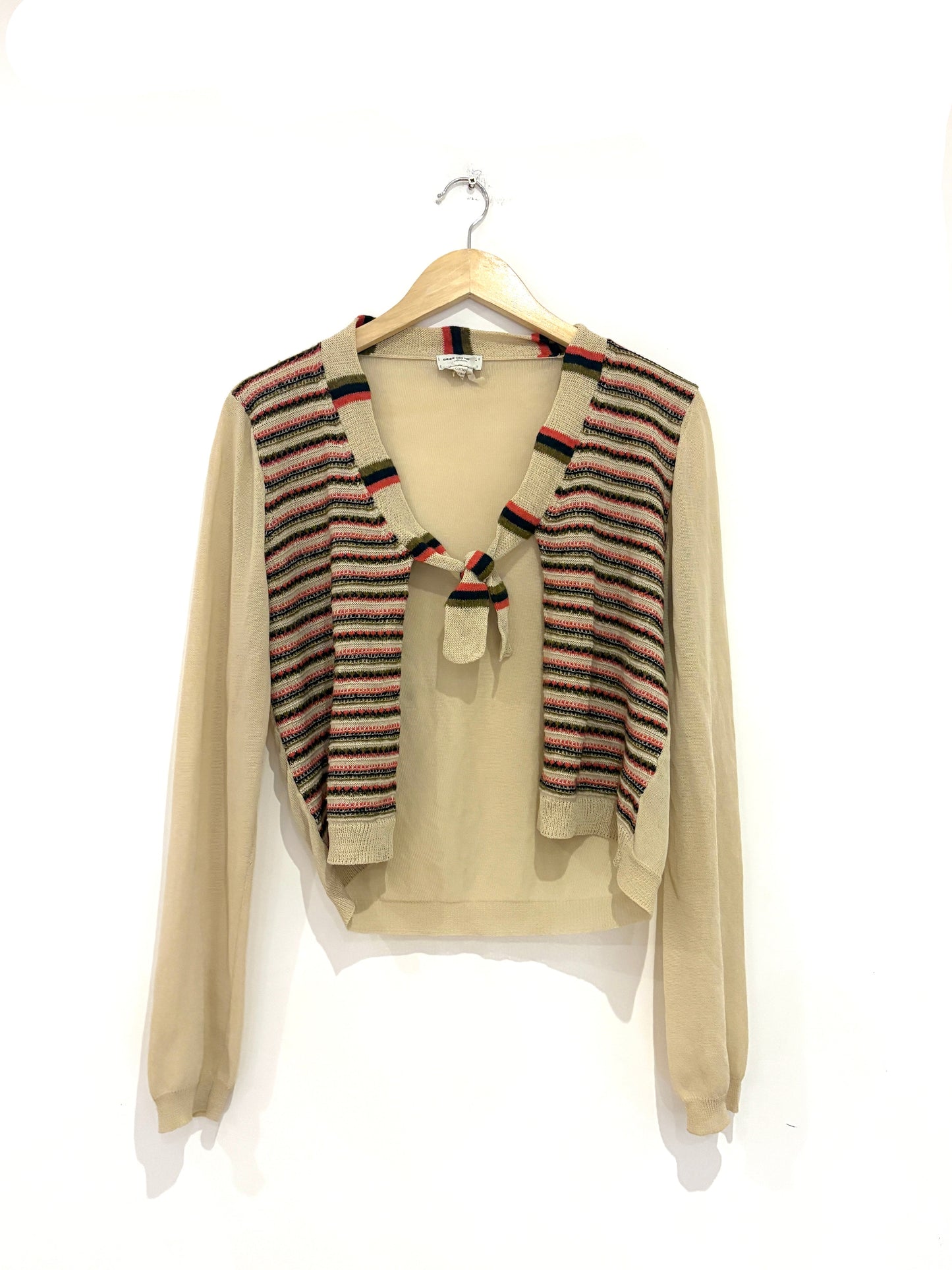 Dries Van Noten Tie Front Cardigan