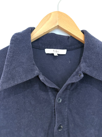 Tibi Blue Cotton Top XS