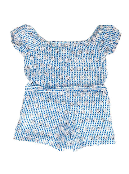 Miguelina Blue Cotton Playsuit M image 4