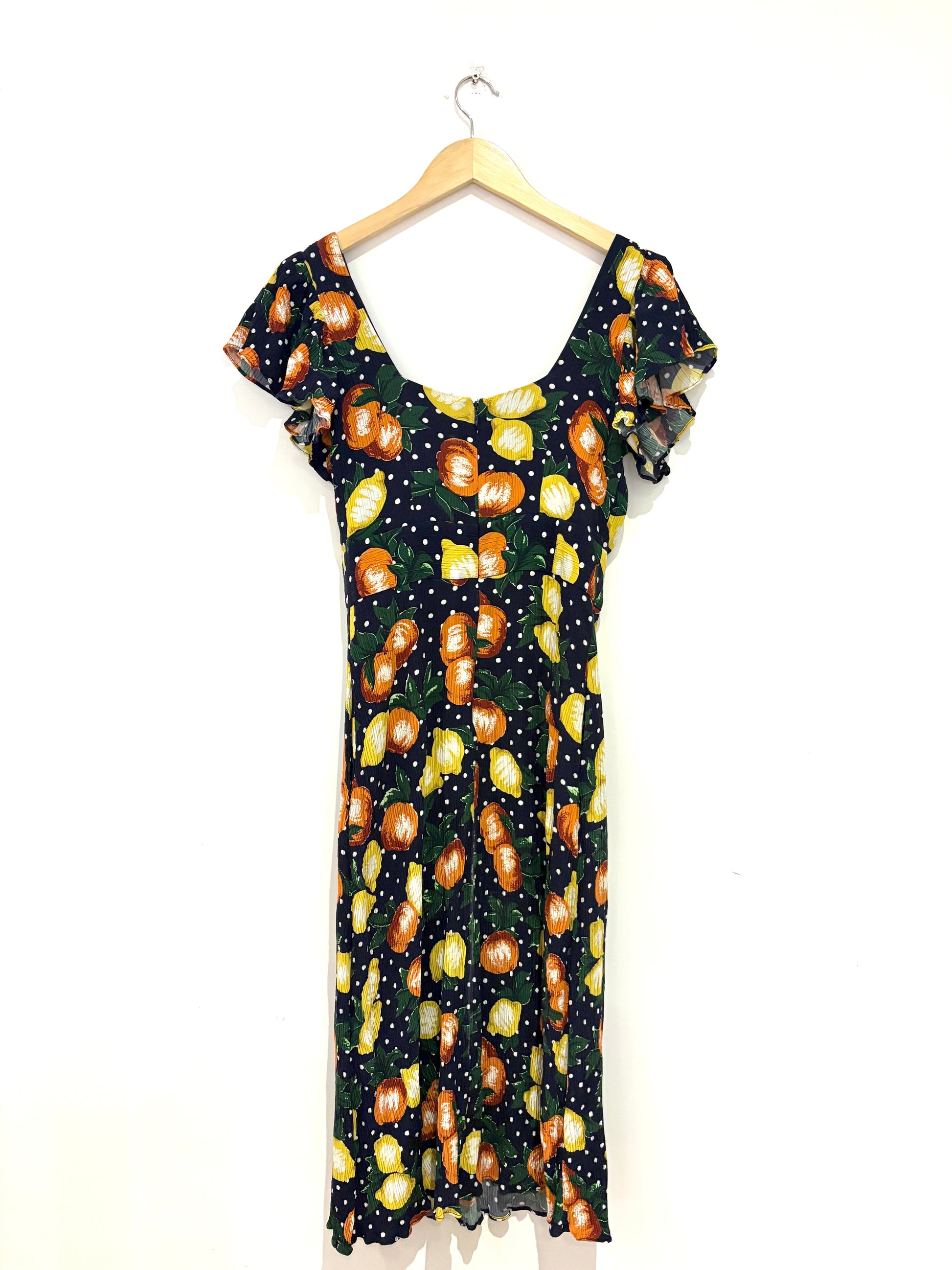 Kitri lemon print dress