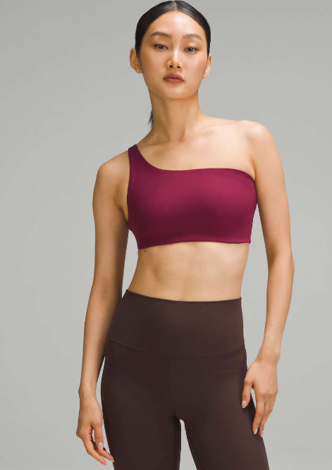 New with Tags 'Nulu' Lululemon Ribbed Asymmetrical Sports Bra UK 10 image 0