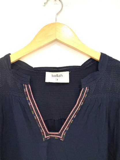 Ba&sh Blue Cotton Blouse M