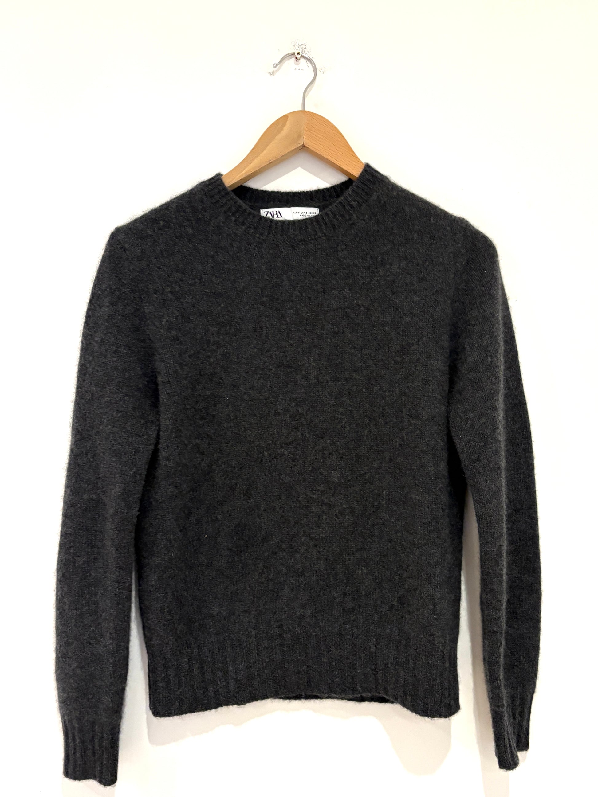 Zara grey cashmere jumper 