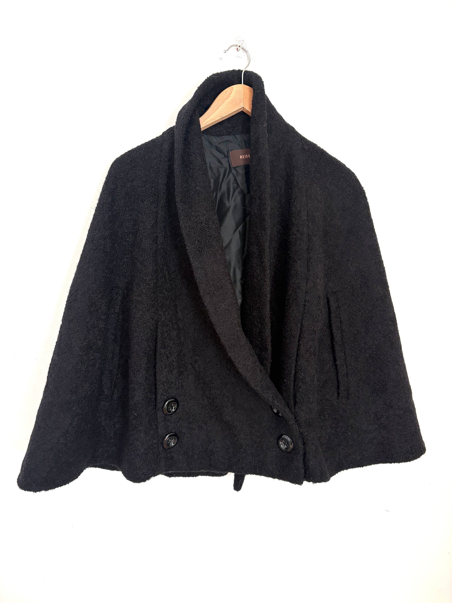 Reiss Boucle Cape Coat
