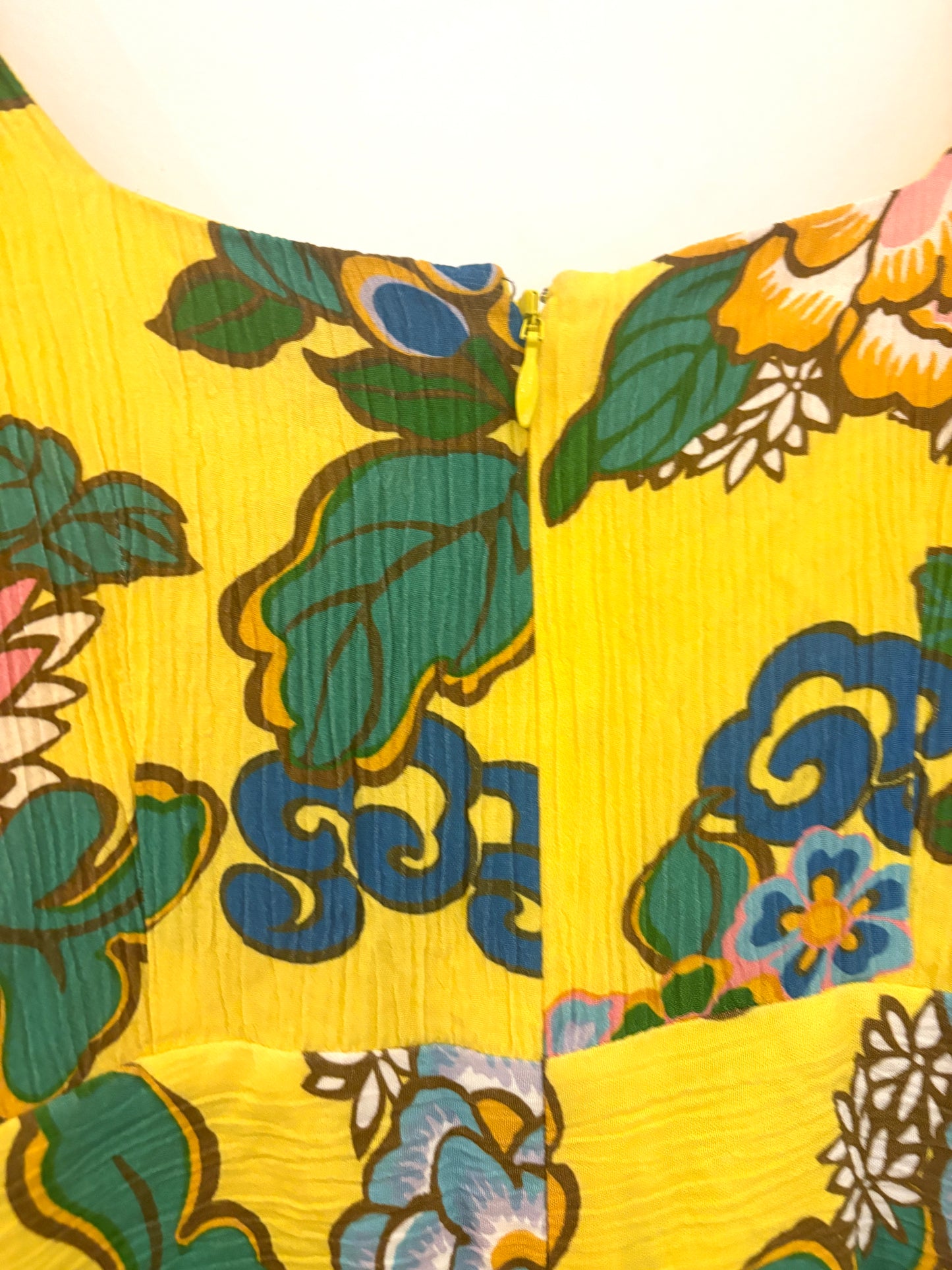 Kitri Yellow Floral Print Dress UK 10