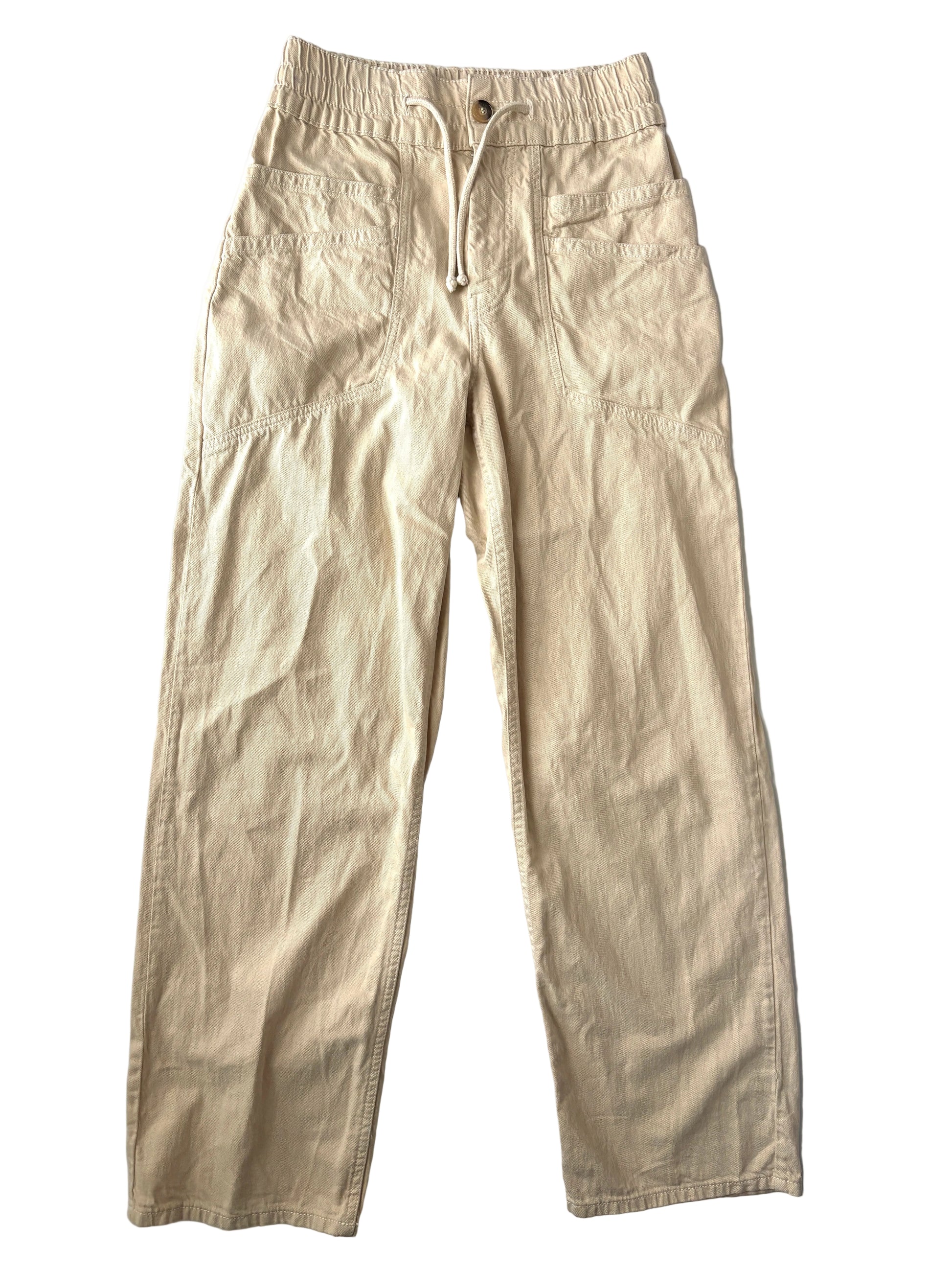 Ba&sh Fima Ecru Trousers 