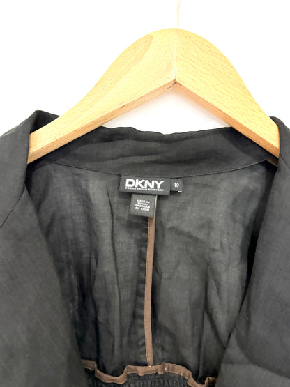 DKNY Peplum Linen Blouse UK 14