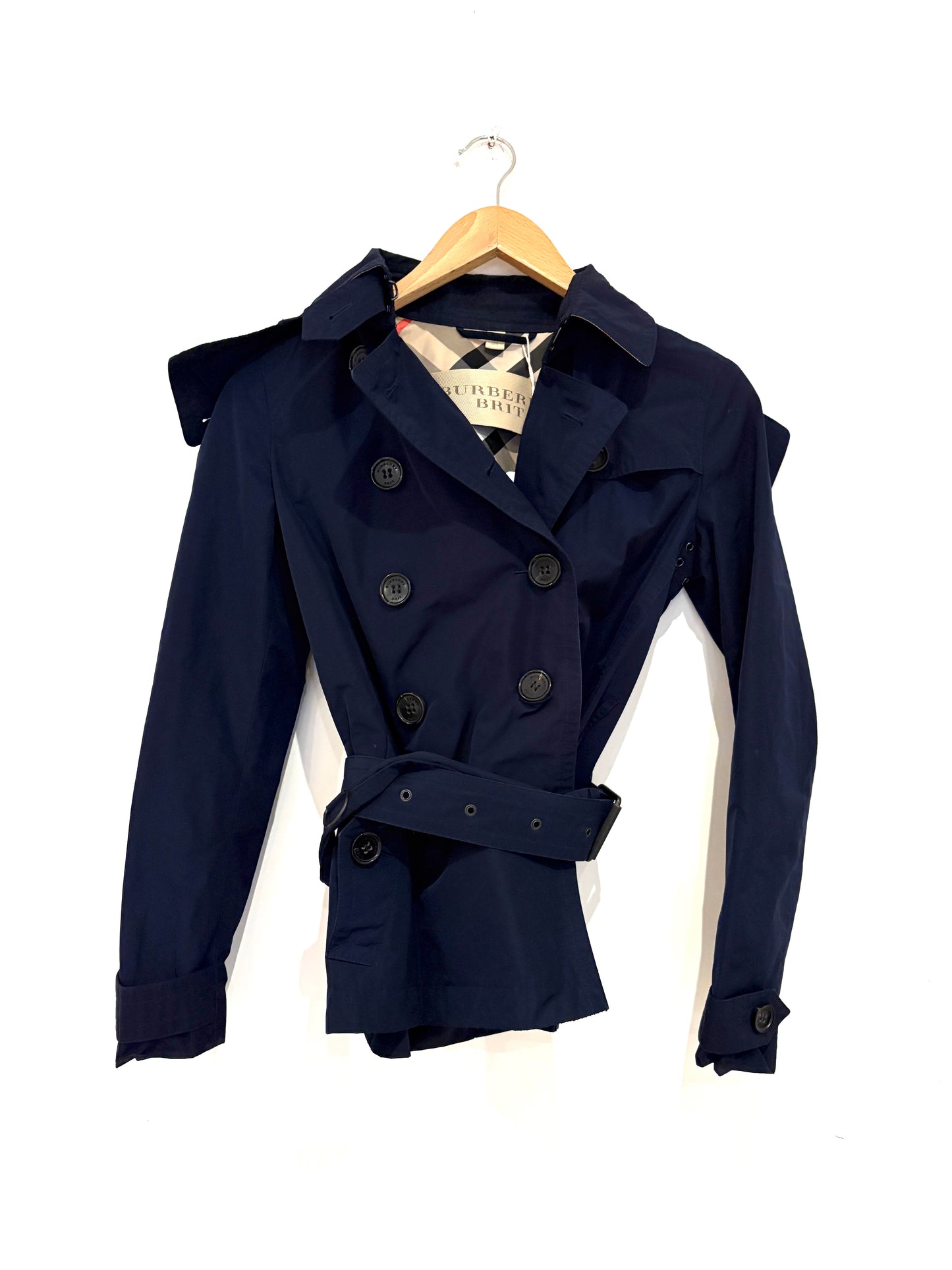 Burberry Brit Cropped Waterproof coat