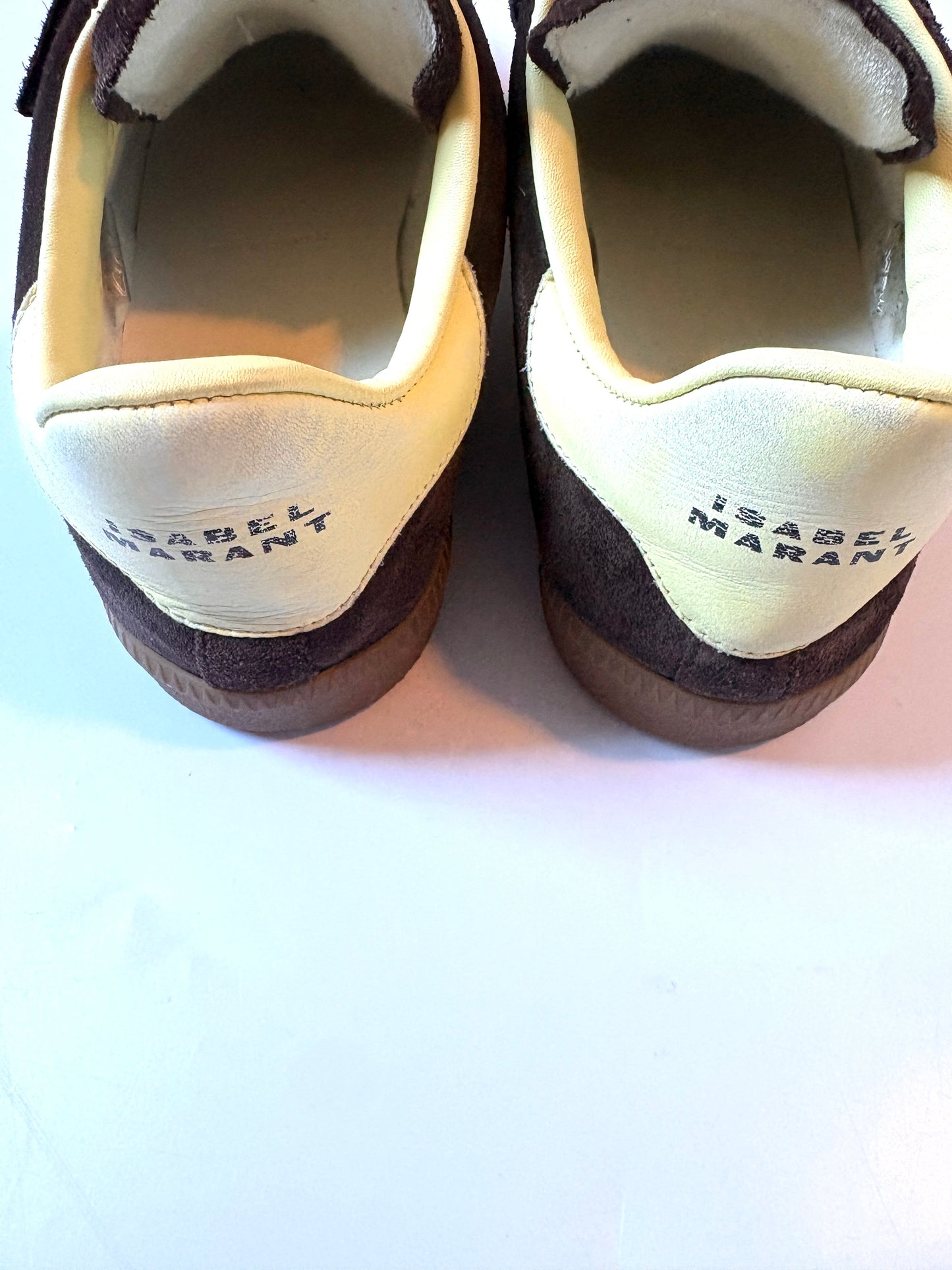 Isabel Marant Beth Brown Suede Trainers UK 7