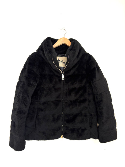 Herno Faux Fur Coat UK 8